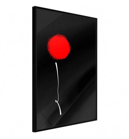 Poster in cornice col palloncino rosso - Arredalacasa