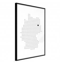 38,00 € Poster - Pixel Map of Germany