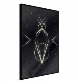 38,00 € Poster met zwarte diamant, Arredalacasa