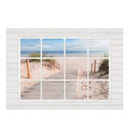Fotomural - Window & beach