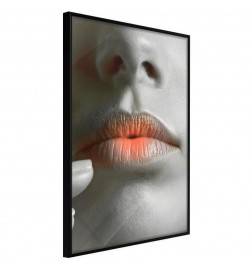 38,00 €Poster in cornice con le labbra carnose - Arredalacasa