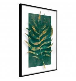 Poster et affiche - Gilded Palm Leaf