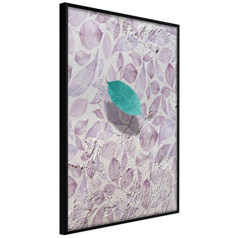 38,00 € Poster met groen blad tussen roze bladeren, Arredalacasa