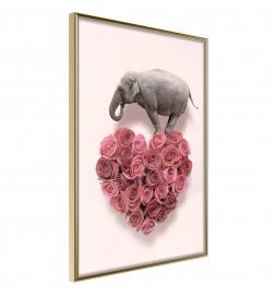 Poster armastatud elevandiga - Arredalacasa