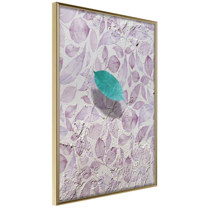 38,00 € Poster met groen blad tussen roze bladeren, Arredalacasa