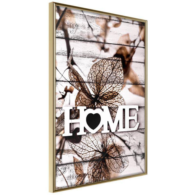 38,00 € Poster with home writing with flowers Näytä tarkat tiedot