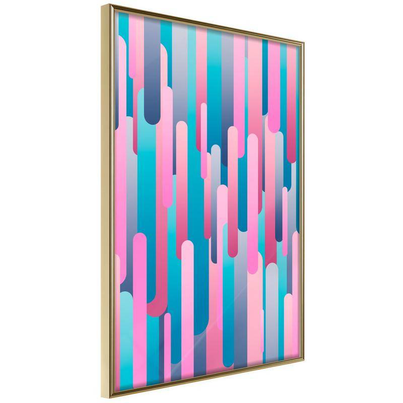 38,00 € Abstract Pink and Purple Poster, tunnetuin esittäjä Arredalacasa