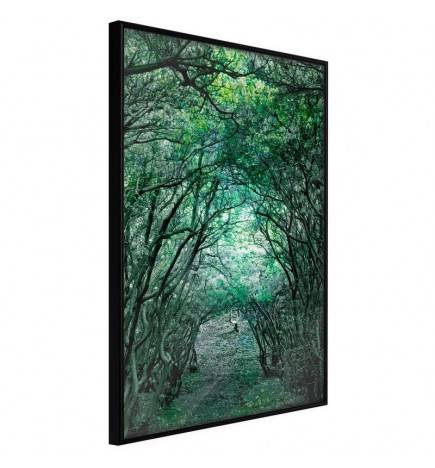 38,00 € Poster met tunnels tussen groene bomen, Arredalacasa