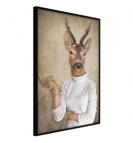 38,00 € Plakatas su antilope, dėvinčia marškinėlius – Arredalacasa
