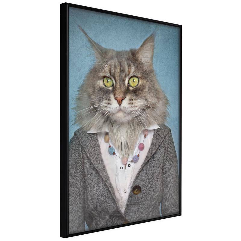 38,00 € Poster met een elegante kat Arredalacasa