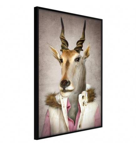 Plakat s športno antilopo - Arredalacasa