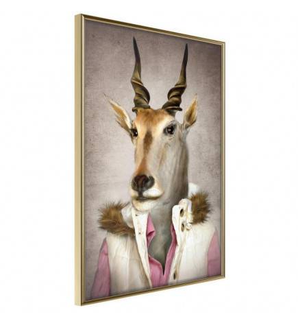Poster met een sport antelope Arredalacasa