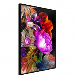 38,00 € Poster met veel kleurrijke bloemen, Arredalacasa
