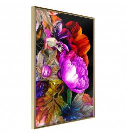 Poster in cornice con i fiori coloratissimi - Arredalacasa