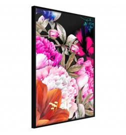 38,00 € Poster met een boeket kleurrijke bloemen