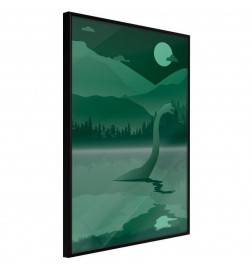 Poster in cornice con il mostro di Loch Ness - Arredalacasa