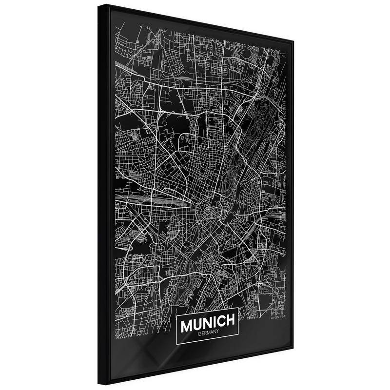 38,00 € Plakat z zemljevidom Münchna - Arredalacasa