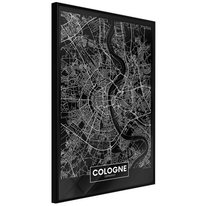 38,00 €Poster et affiche - City Map: Cologne (Dark)