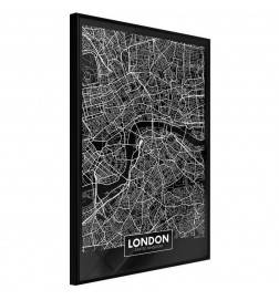 Póster - City Map: London (Dark)