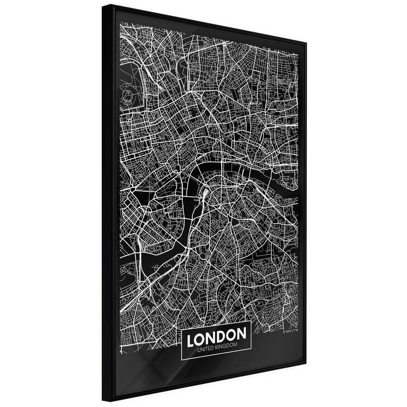 38,00 €Poster et affiche - City Map: London (Dark)