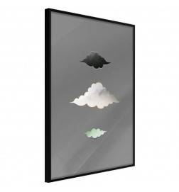 38,00 € Poster met drie wolken, Arredalacasa