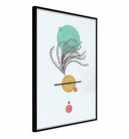 38,00 € Poster met kleine kleurrijke kringen, Arredalacasa