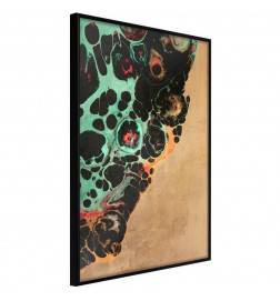 38,00 € Žalias, smėlio ir raudonos spalvos abstraktus plakatas - Arredalacasa