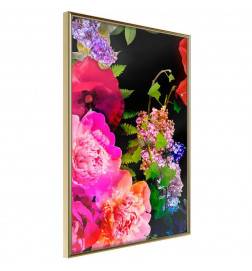 Poster in cornice - Bouquet di fiori colorati - Arredalacasa