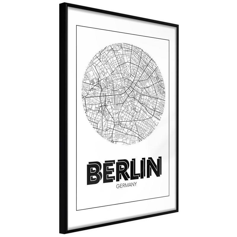 38,00 € Plakat z zemljevidom Berlina - v Nemčiji - Arredalacasa
