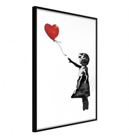 38,00 € Poster met het meisje en haar hart, Arredalacasa