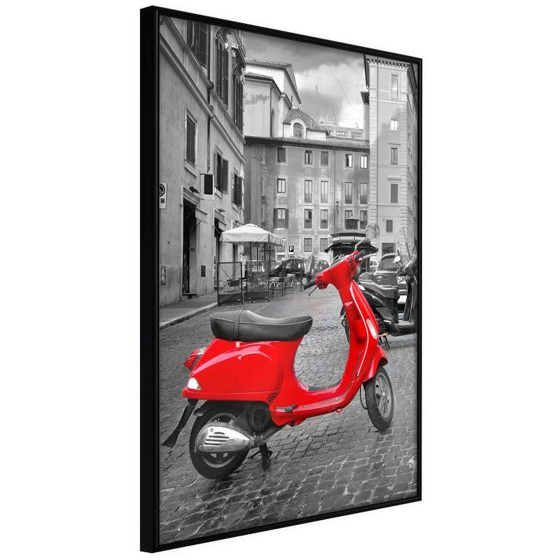 38,00 € Poziție cu un scooter - vespa roșie - Arredalacasa
