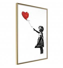 Pôster - Banksy: Girl with Balloon II