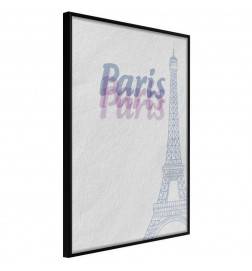 38,00 € Poștă cu Turnul Eiffel și scrisoarea Paris colorată - Arredalacasa