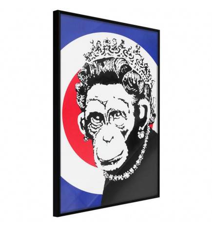 Poster in cornice con la regina delle scimmie - Arredalacasa