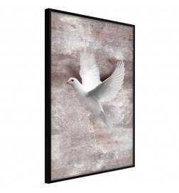 38,00 € Poster con un uccello bianco - Arredalacasa