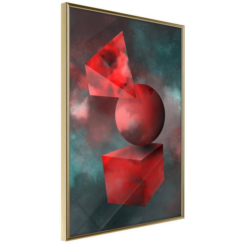 38,00 € Raudonas geometrinis plakatas – Arredalacasa