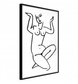 Plakāts ar sievietes skici bez plīvuriem - Arredalacasa