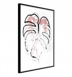 38,00 € Poster with monstera leaves in black and white Näytä tarkat tiedot