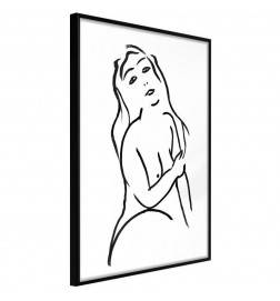 38,00 €Poster in cornice col disegno di una donna nuda