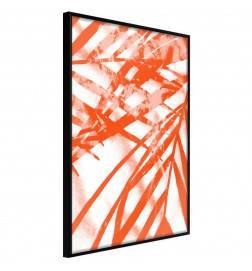 38,00 € Poster met oranje palmbladeren, Arredalacasa