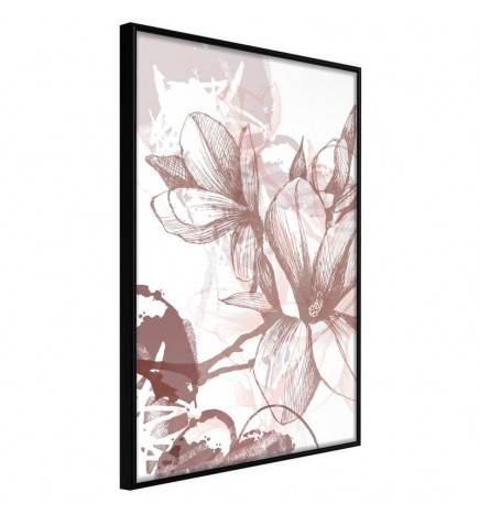 poster in cornice con i fiori vintage - Arredalacasa