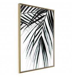Plakāts ar krītošām palmu lapām - Arredalacasa