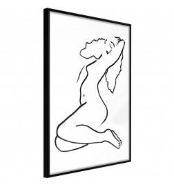 38,00 € Poster met schets van een naakte vrouw, Arredalacasa