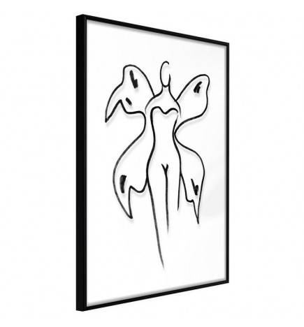 Plakat s skico angela brez tančic - Arredalacasa