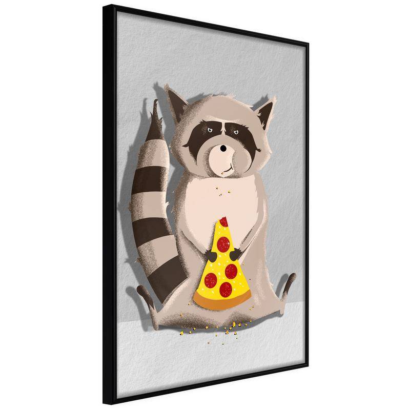 38,00 €Poster et affiche - Racoon Eating Pizza