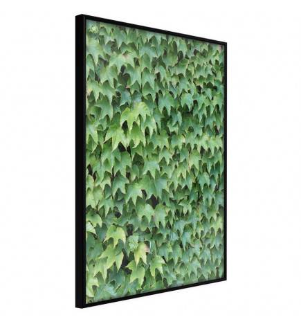 Plakat s številnimi majhnimi zelenimi listi - Arredalacasa