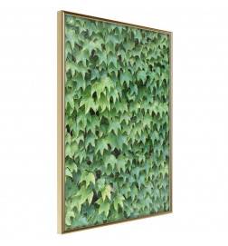 Poster in cornice - piccole foglie verdi - Arredalacasa