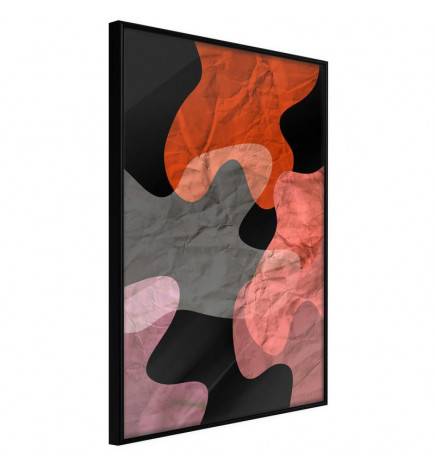 38,00 € Grey en Black Orange Watercolor Poster Arredalacasa