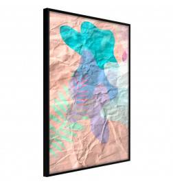 38,00 € Poster - Colourful Camouflage (Peach)