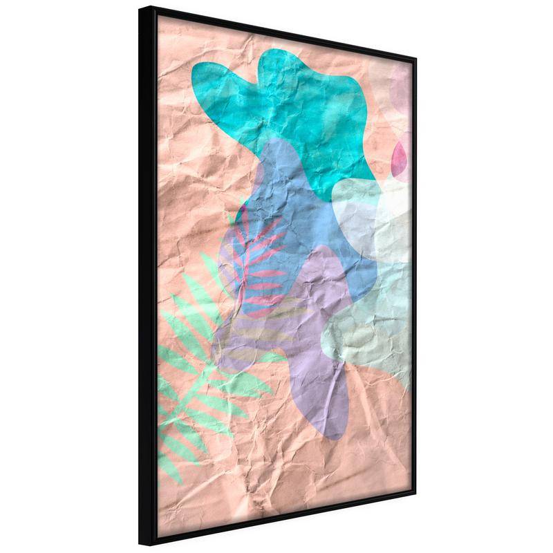 38,00 € Poster - Colourful Camouflage (Peach)